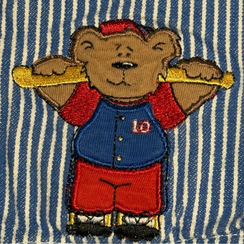 Vintage Buster Brown Baseball Shortalls – 12 Months - Picture 3 of 9